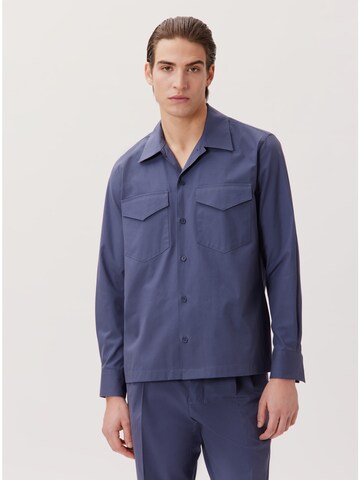 Studio Seidensticker Regular fit Button Up Shirt 'Studio' in Blue: front