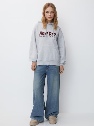 Pull&Bear Sweatshirt in Grau