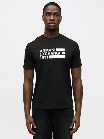 ARMANI EXCHANGE Bluser & t-shirts i sort: forside
