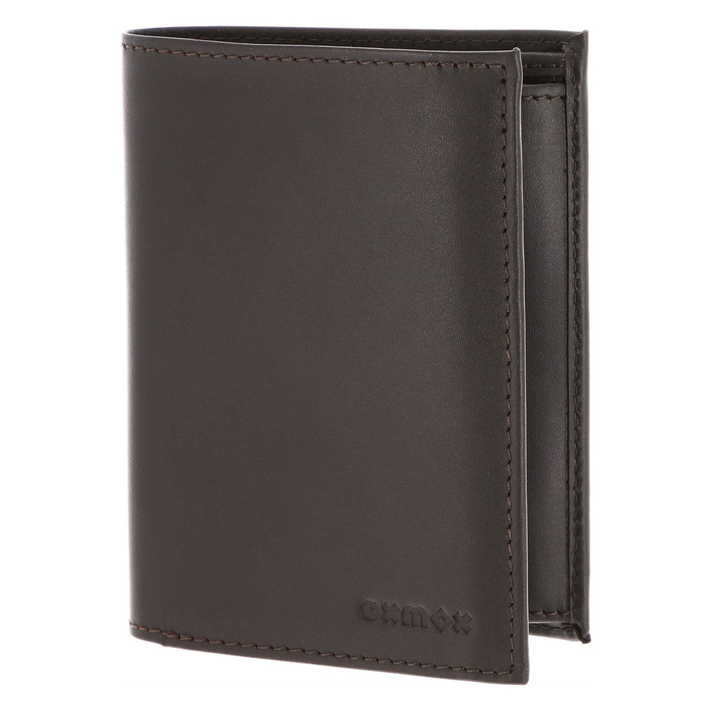 Porte-monnaies OXMOX en marron : devant