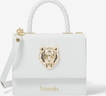 Borsa a mano 'Audrey Fiocco Di Neve' di Braccialini in bianco: frontale