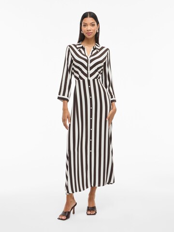 VILA Shirt dress in Brown