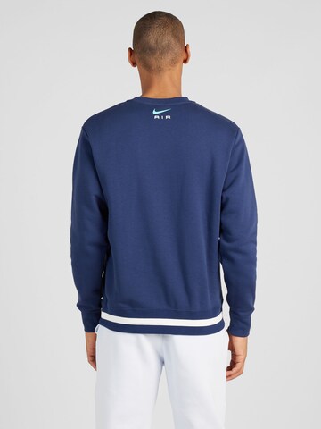 Nike SportswearSweater majica 'AIR' - plava boja
