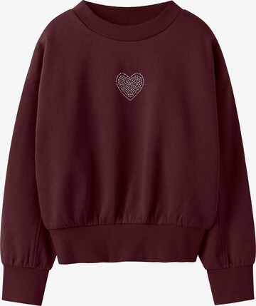 NAME IT Mikina 'NKFSHANDIE' – červená: přední strana