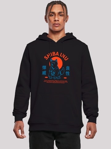 F4NT4STIC Sweatshirt 'Japanischer Shiba Inu Hund' in Zwart: voorkant