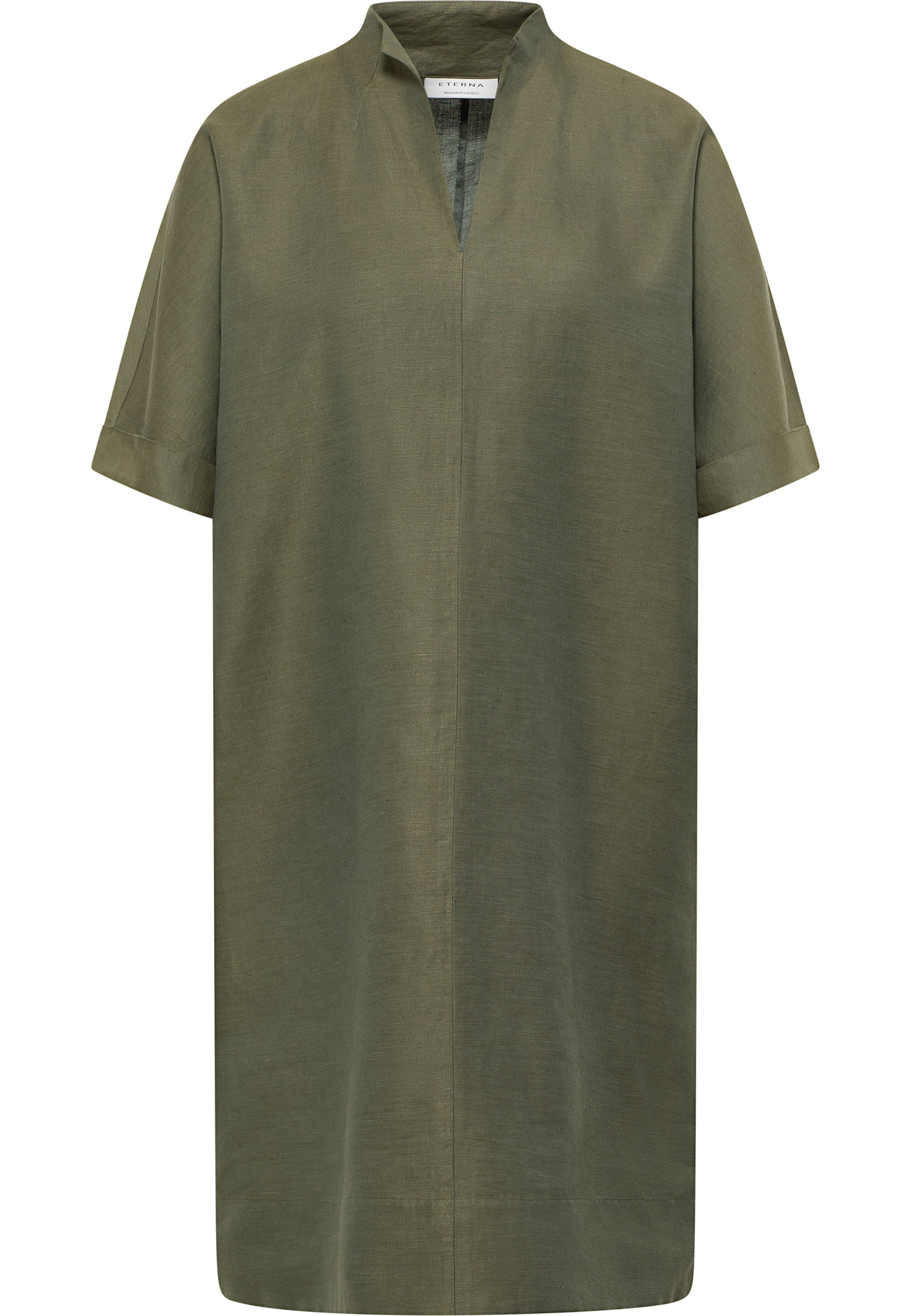 ETERNA Shirt dress in Green: front