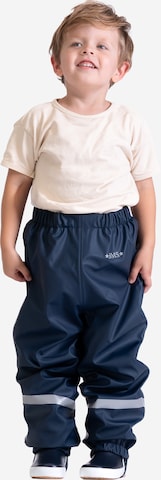 BMS Outdoor Pants 'SoftSkin Antarctic' in Blue: front