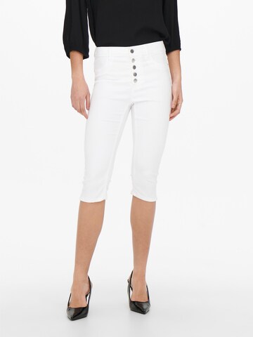 JDY Skinny Jeans 'NIKKI' in White: front