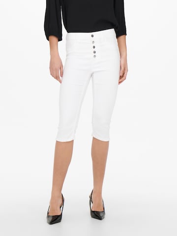 JDY Skinny Jeans 'NIKKI' in White: front