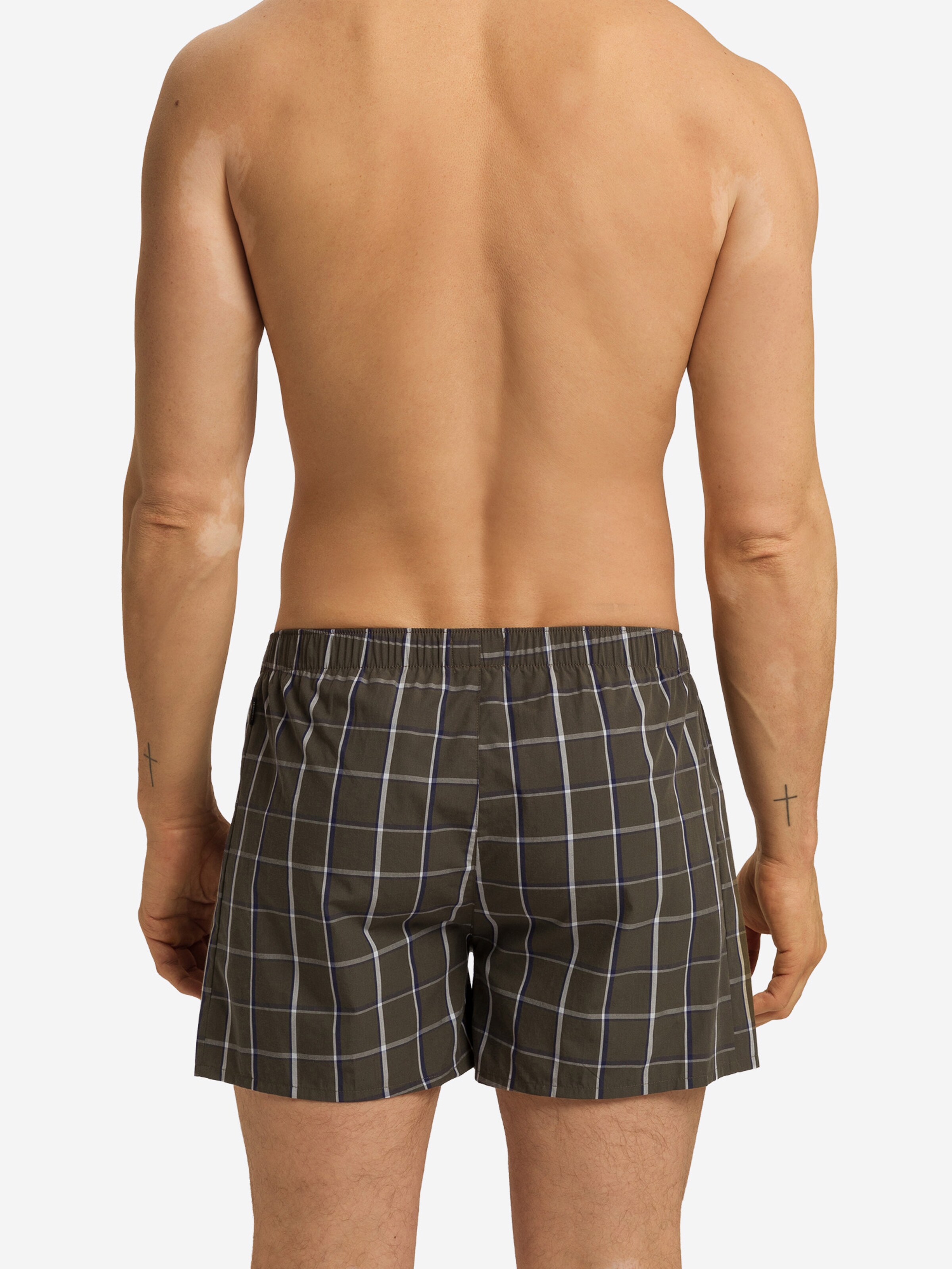 Boxers ' Fancy Woven ' Hanro en bleu