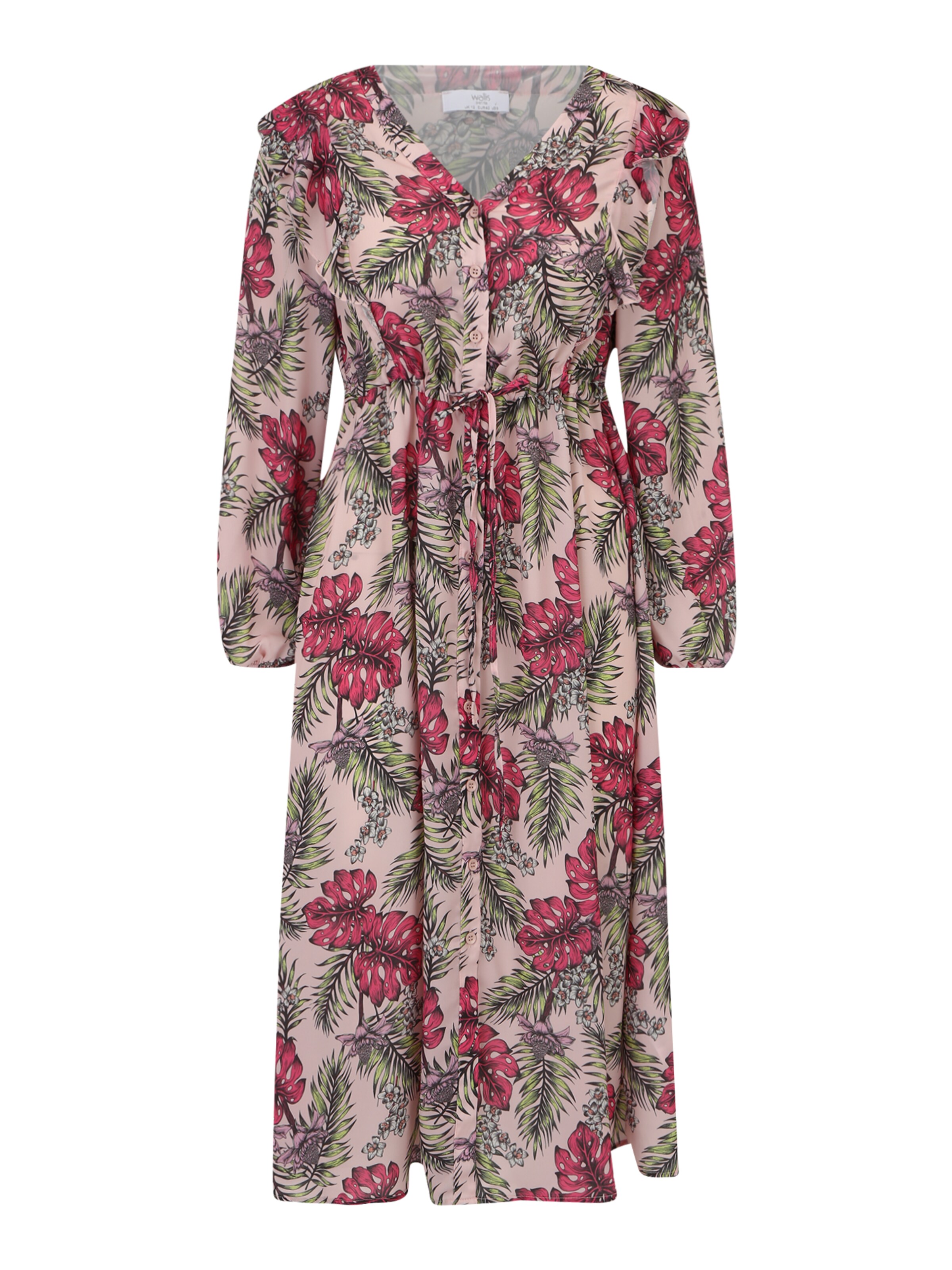 Abito camicia di Wallis Petite in rosa: frontale