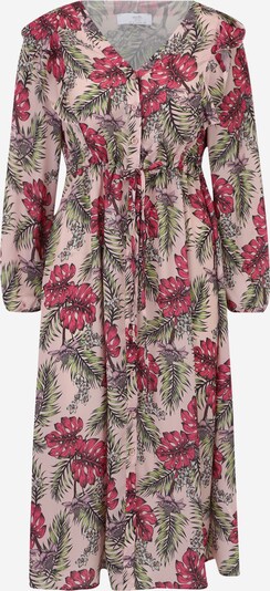 Wallis Petite Robe-chemise en vert foncé / rose / rose foncé / noir, Vue avec produit