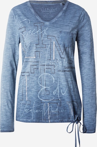 Soccx Shirt 'Rock the Boat' in Blue: front