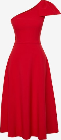 Trendyol Рокля за коктейл в червено: отпред