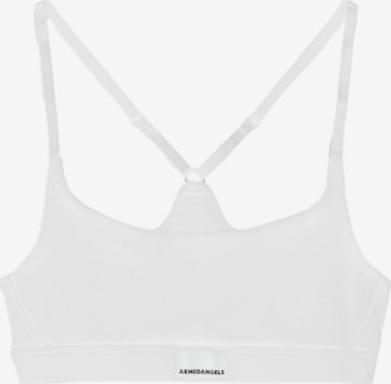 Soutien-gorge ' TOVAA RIB ' ARMEDANGELS en blanc : devant