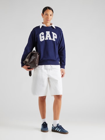 GAP Sweatshirt 'HERITAGE' in Blue