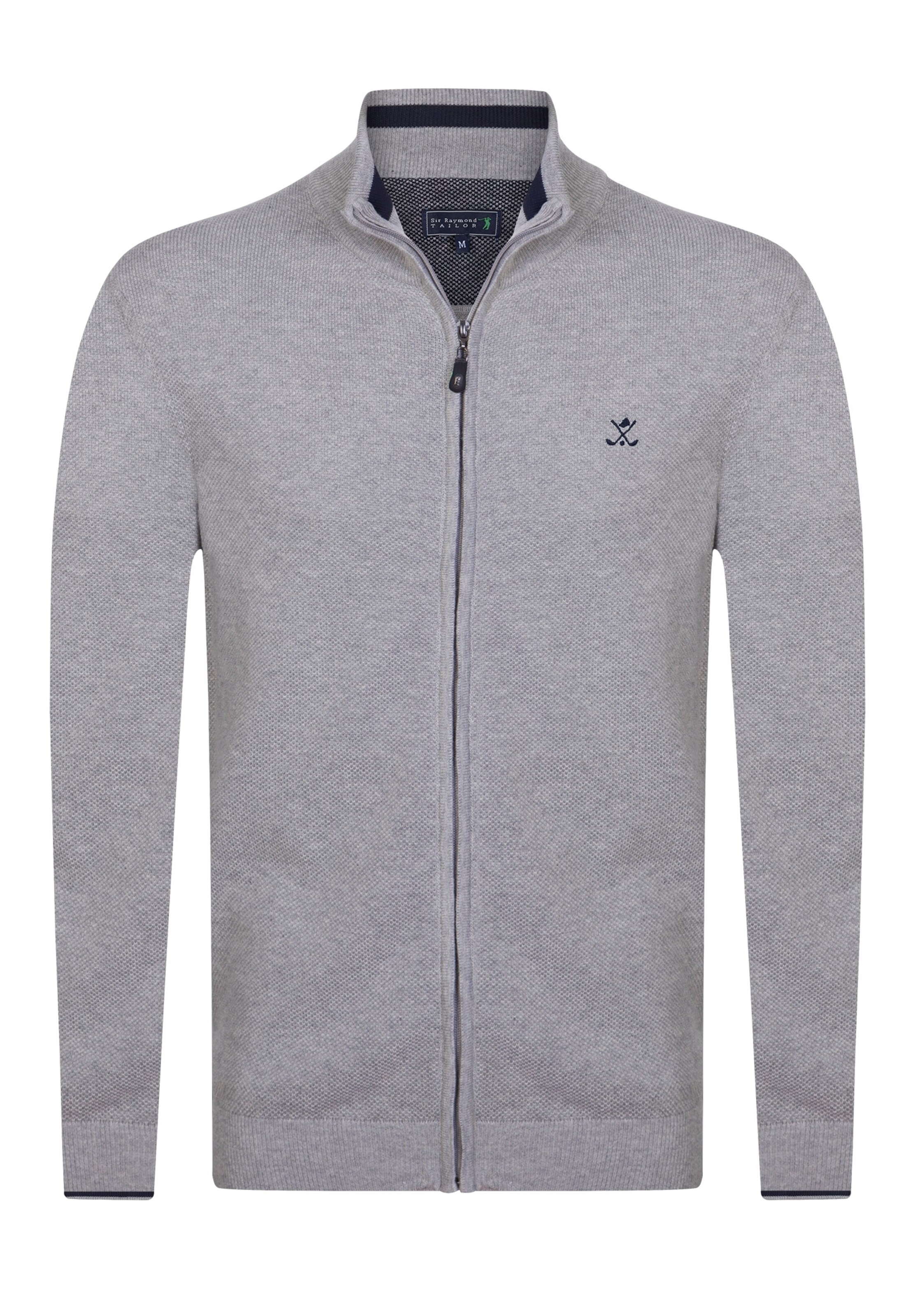 Sir Raymond Tailor Gebreid vest 'Mass' in Grijs: voorkant
