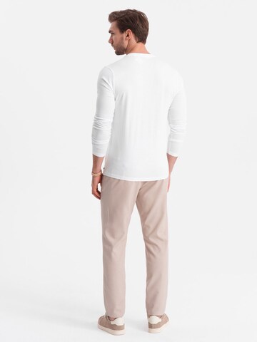 Ombre Shirt 'OM-LSCL-0107' in White