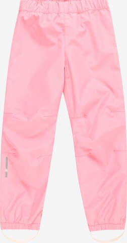Reima Tapered Weatherproof pants 'Kaura' in Pink: front
