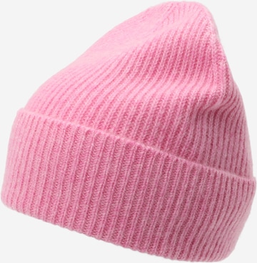 & Other Stories Beanie in Pink: front