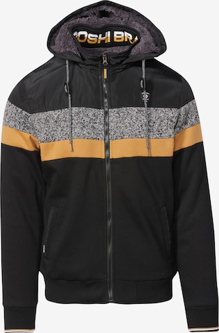 KOROSHI Sweatjacke in Schwarz: predná strana