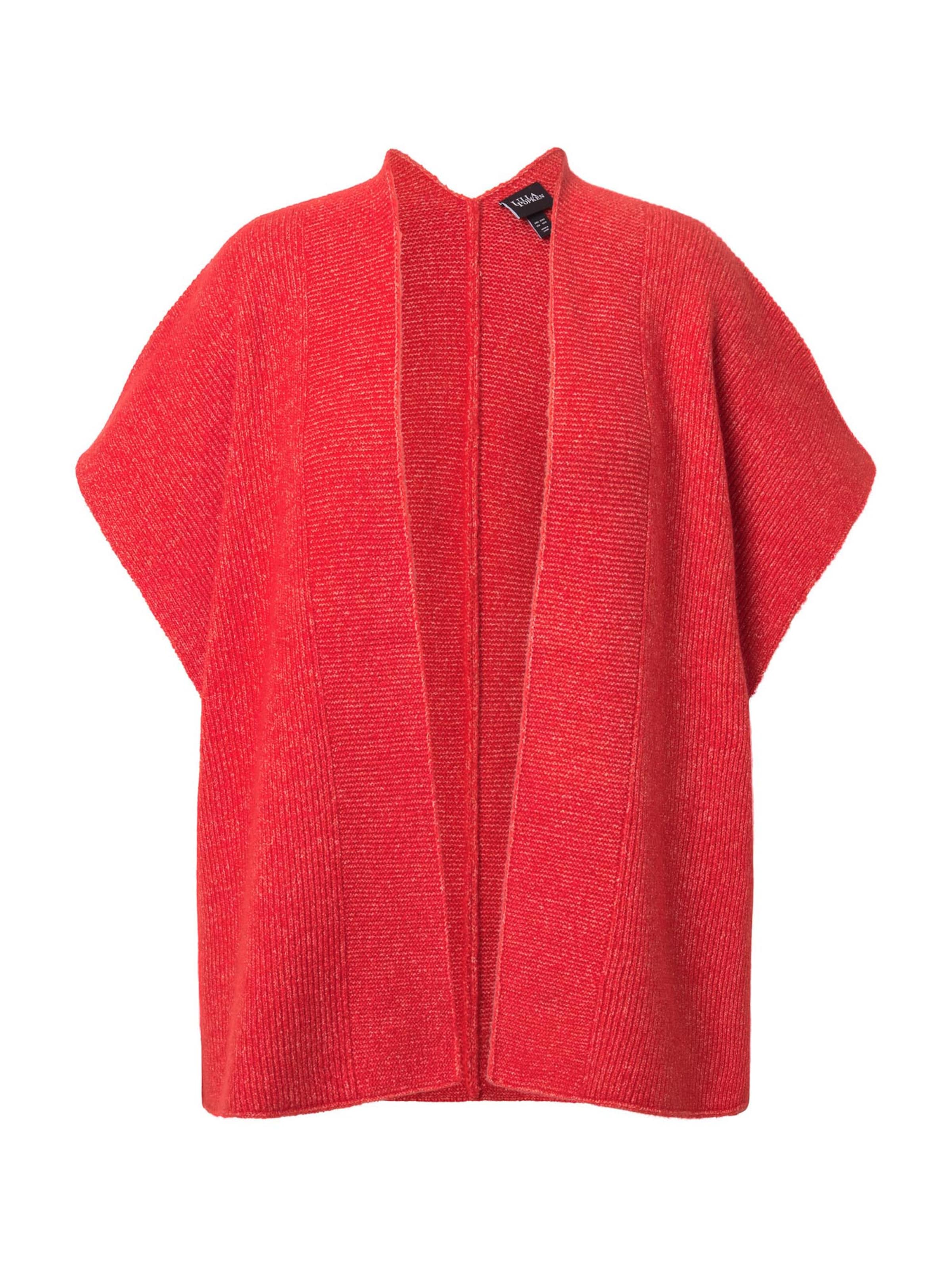 Cardigan Ulla Popken en rouge : devant
