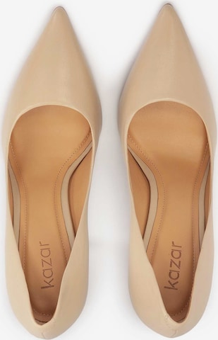 Kazar - Zapatos con plataforma en beige