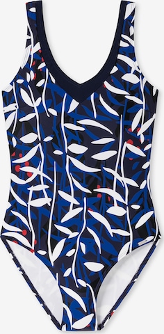 SCHIESSER Swimsuit 'Marine' in Blue: front
