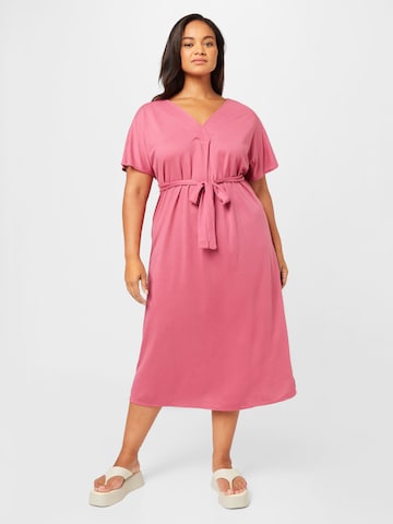 ONLY Carmakoma - Vestido 'SHEBA' em rosa: frente