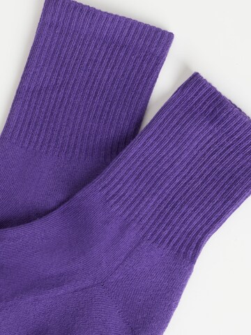 CALZEDONIA Socks in Purple