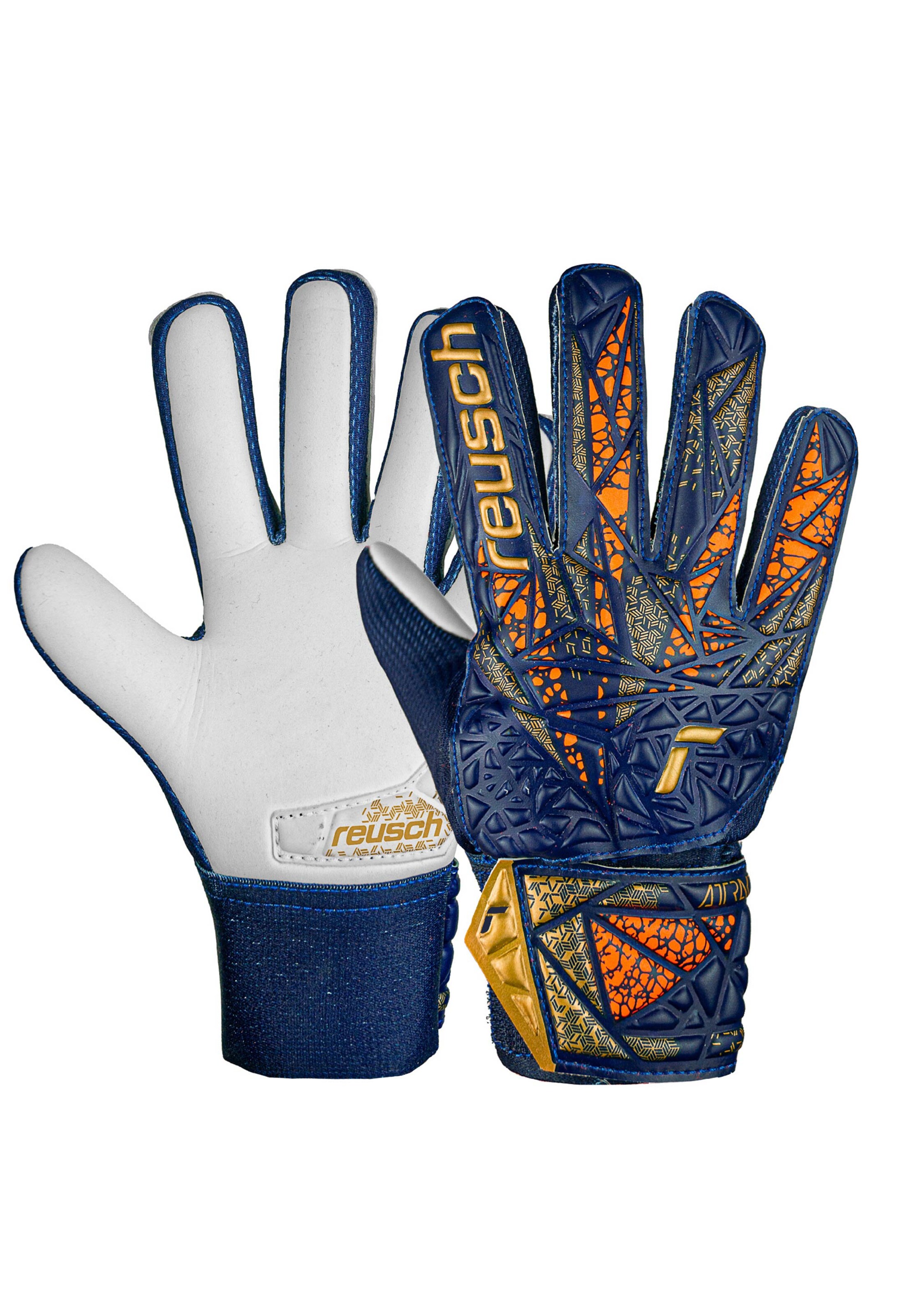 REUSCH Sporthandschoenen 'Attrakt Starter Grip' in Blauw: voorkant