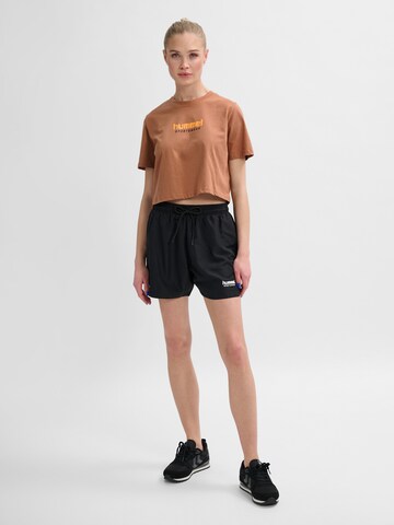 T-shirt Hummel en marron