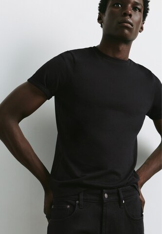 Pull&Bear Slimfit Jeans i sort