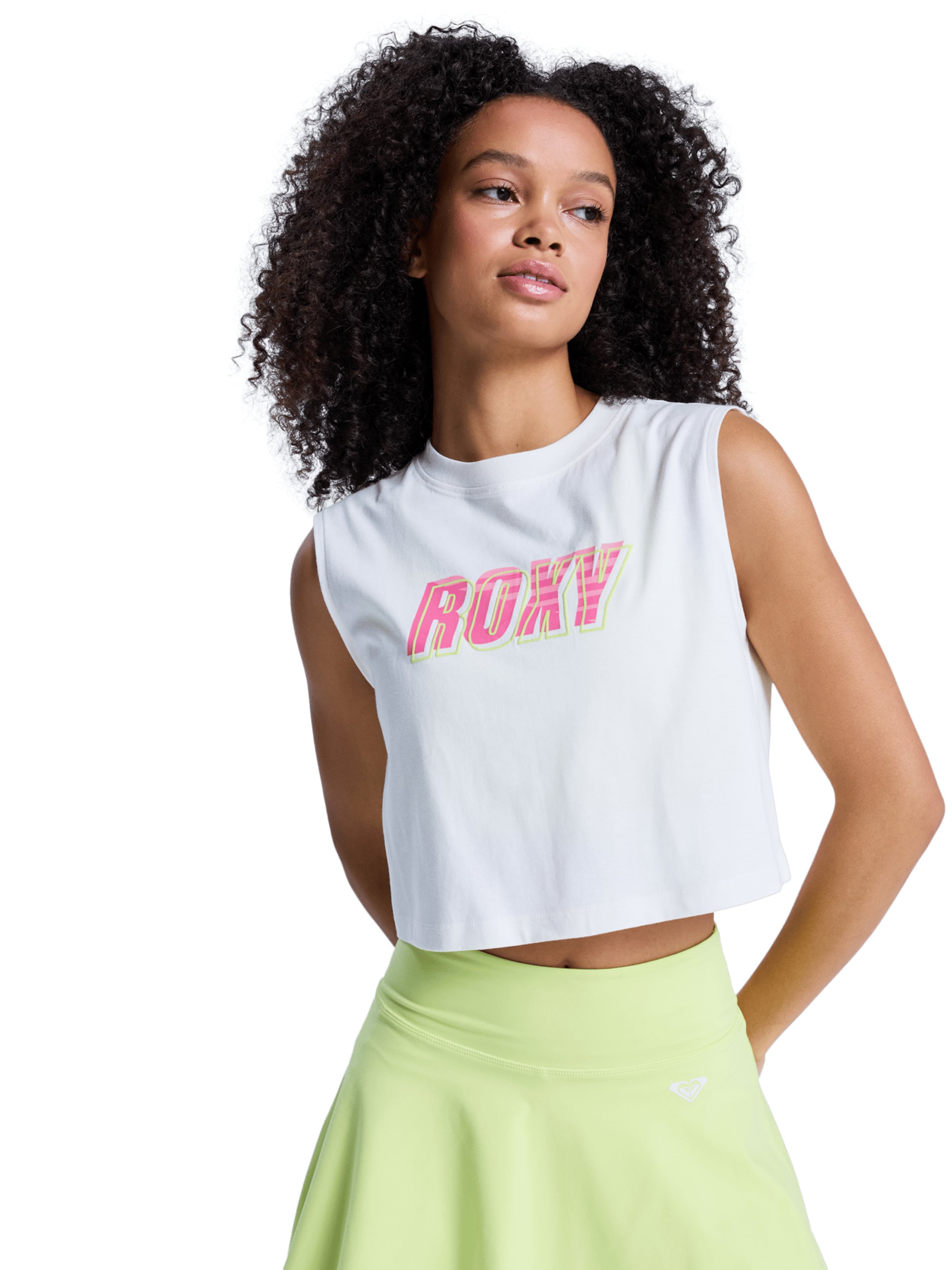 ROXY Sports Top 'Essential Energy' in White: front