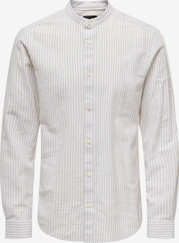 Only & Sons Regular fit Πουκάμισο 'ONSCaiden' σε γκρι: μπροστά