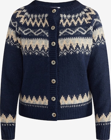 Cardigan usha BLUE LABEL en bleu : devant