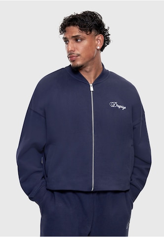 Giacca di felpa di Dropsize in blu: frontale