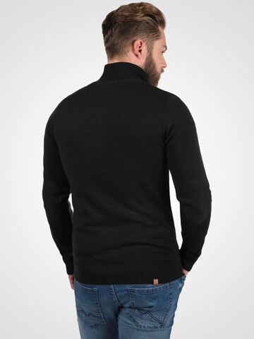 BLEND Strickpullover 'Robin' in Schwarz