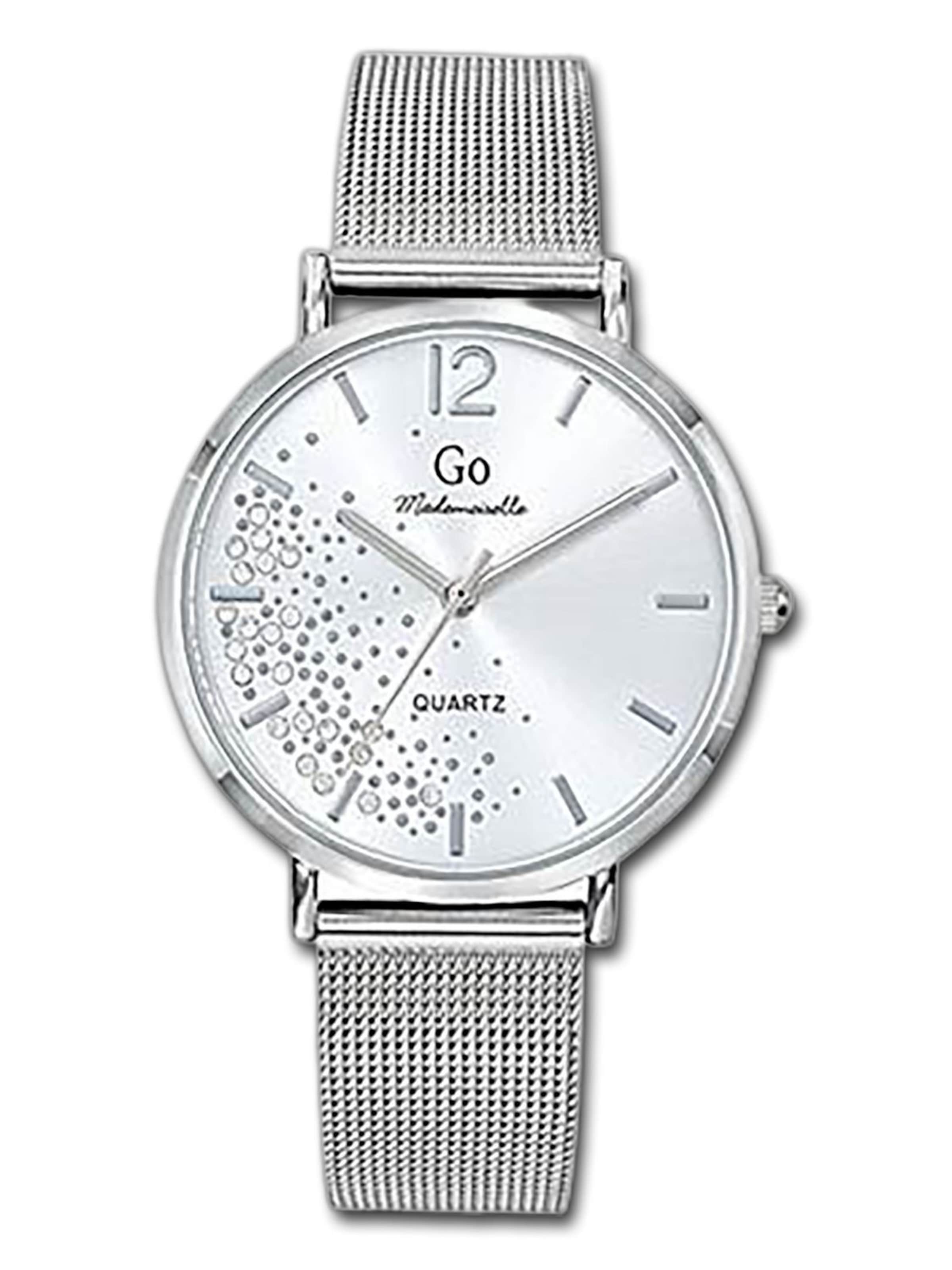 Orologio analogico di GO GirlOnly in argento: frontale