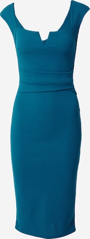 Robe de cocktail 'NORA' WAL G. en bleu : devant