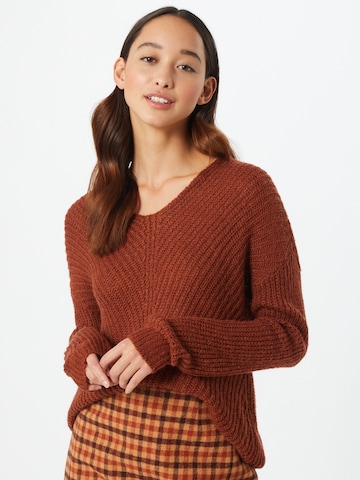 Pull-over 'New Megan' JDY en marron : devant