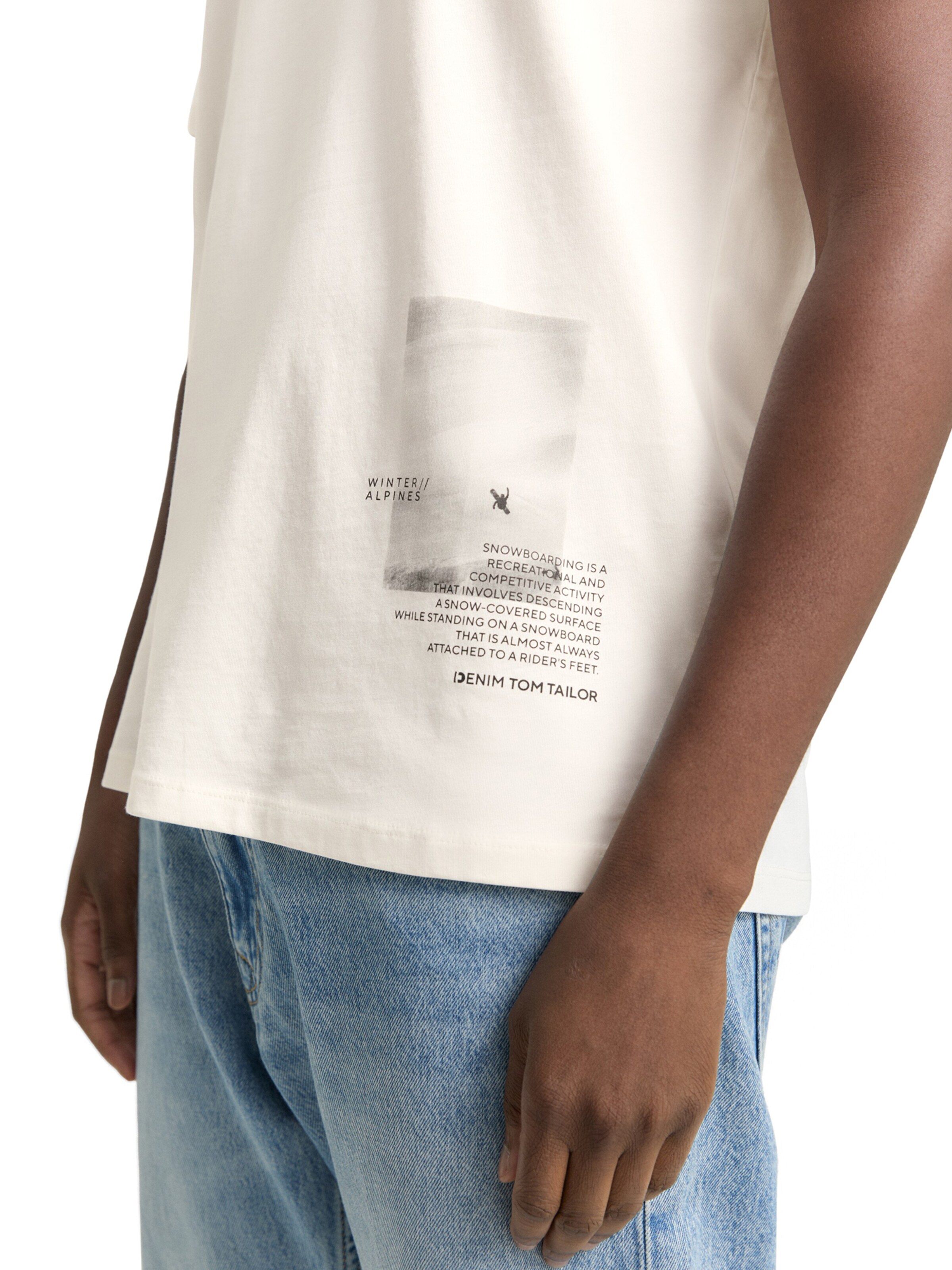 TOM TAILOR DENIM Shirt in Wit