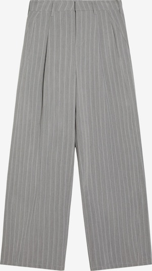 Bershka Pantalon à pince en 32 en gris / gris clair, Vue avec produit
