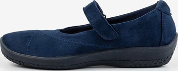 Arcopedico Ballet Flats with Strap in Blue