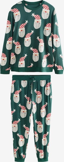 Ilga pižama iš Next, spalva – smaragdinė spalva / raudona / juoda / balta, Prekių apžvalga