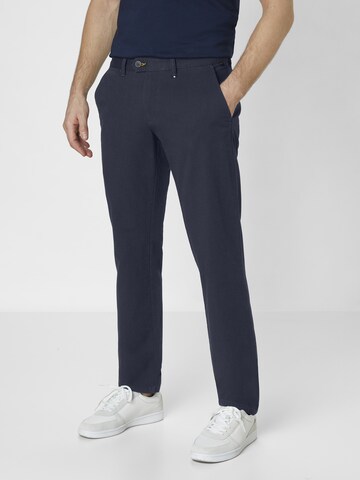 REDPOINT Slim fit Chino Pants in Blue: front