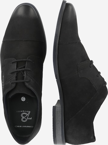 bugatti Обувь на шнуровке в Черный