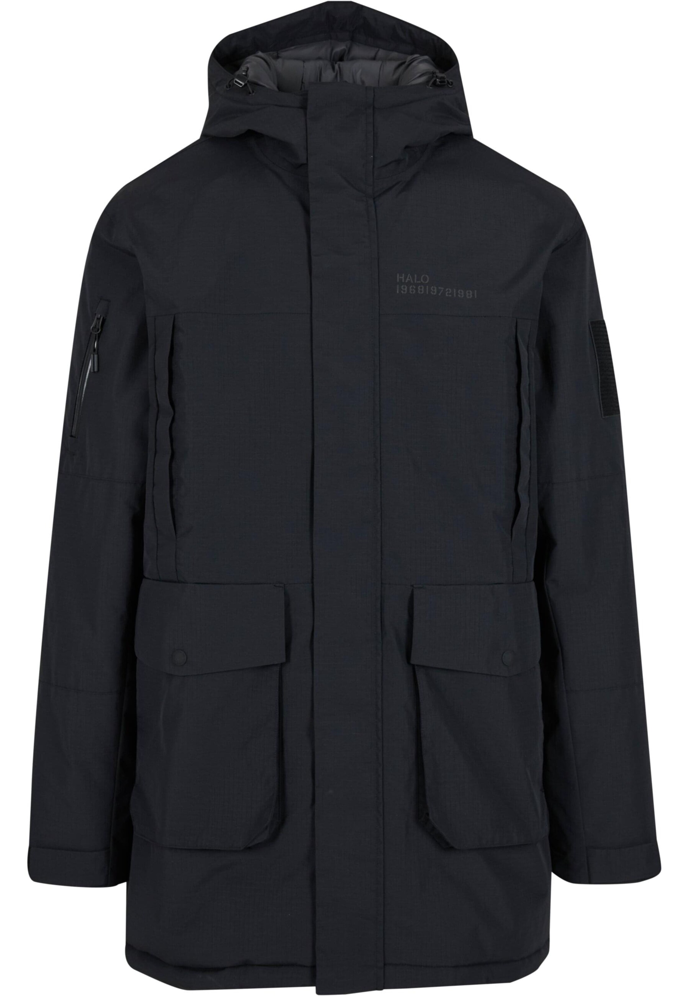 HALO Jacke 'Phantom 3M' in Schwarz: Vorderseite