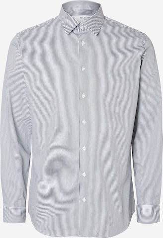 SELECTED Hemd in Blau: Vorderseite