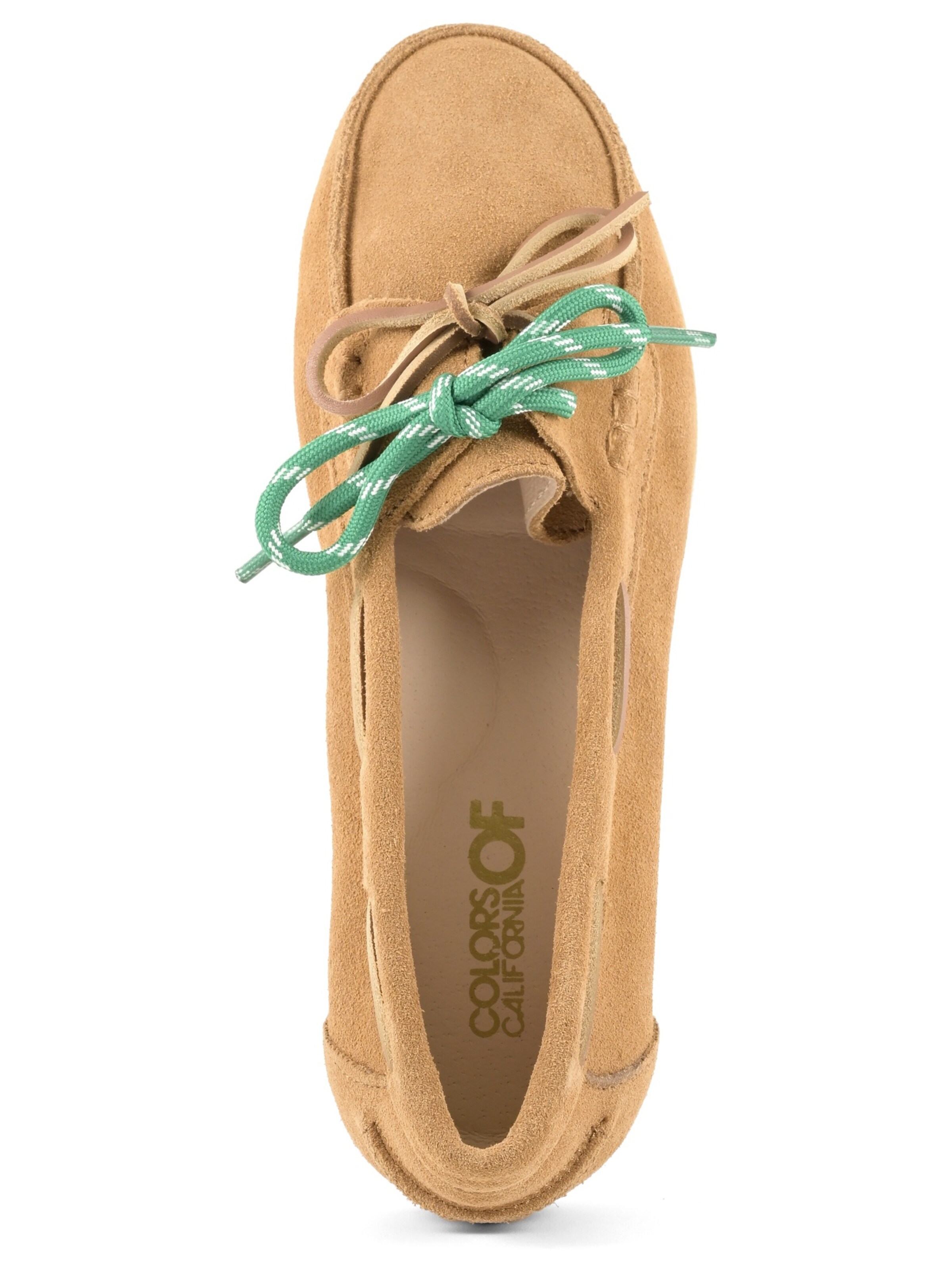 COLORS OF CALIFORNIA - Mocasines en beige: arriba